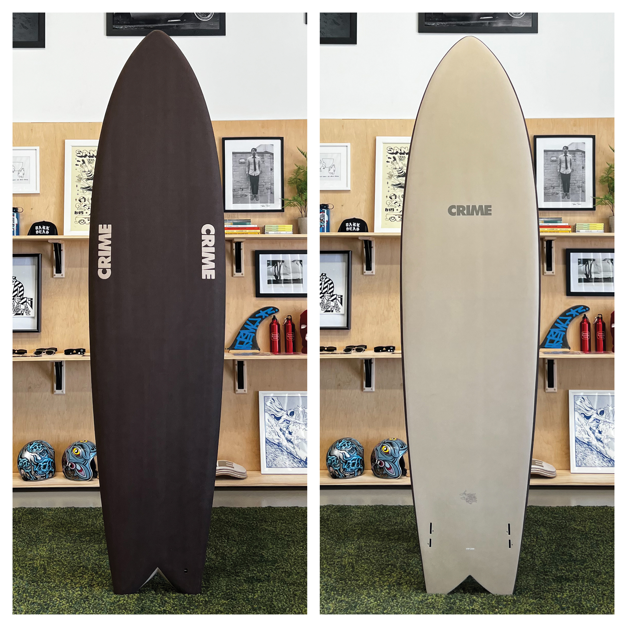 CRIME SOFTBOARDS クライム LONG FISH 8’10都内