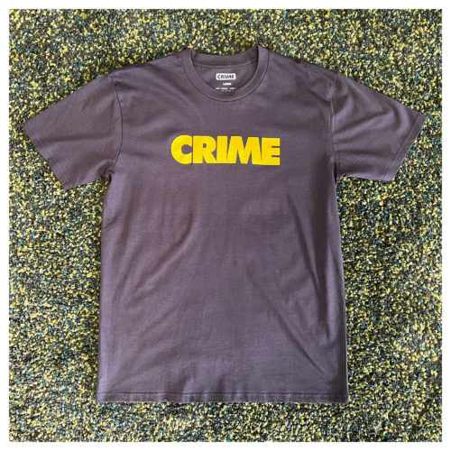 Surf Crime Block Design T-Shirt Coal