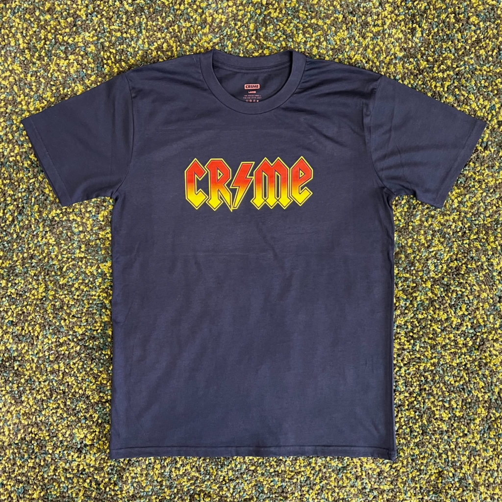 Surf Crime Volt T-Shirt in Navy