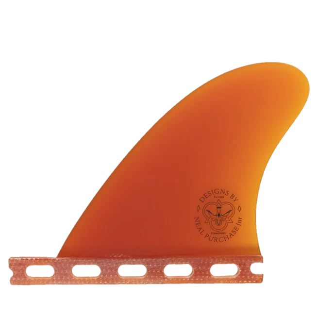 Neal Purchase Jr. Twin Stabilizer Fin ( Futures ) in Amber by Flying Diamonds of CA