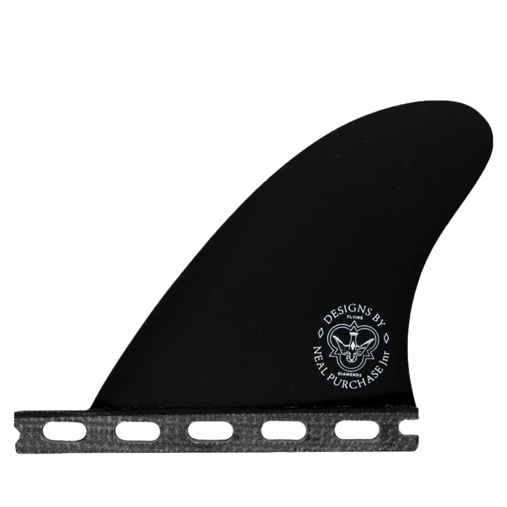 Neal Purchase Jr. Twin Stabilizer Fin ( Futures ) in Black by Flying Diamonds of CA