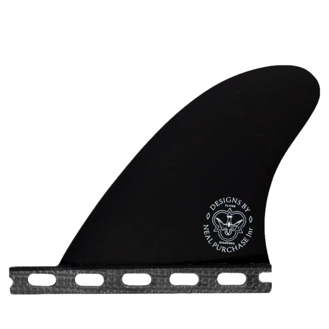 Neal Purchase Jr. Twin Stabilizer Fin ( Futures ) in Black by Flying Diamonds of CA